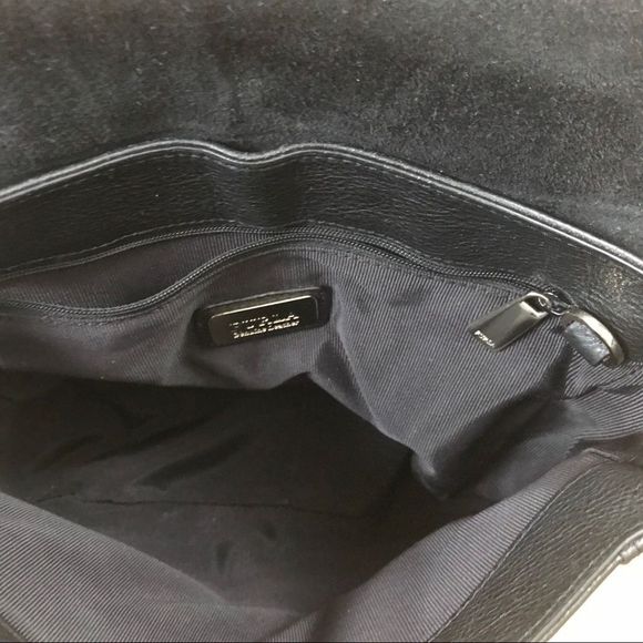 Furla Black Leather Front Logo Crossbody Bag - Picture 5 of 9